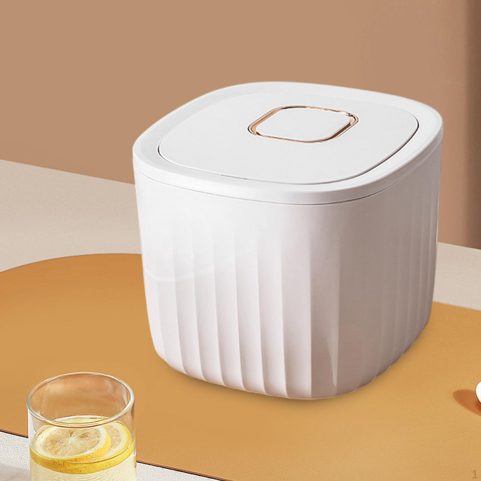 

Cereal Bucket, Rice Container, 5 kg Storage Organizer Can Airtight Flour Dispenser Sealed Bin for