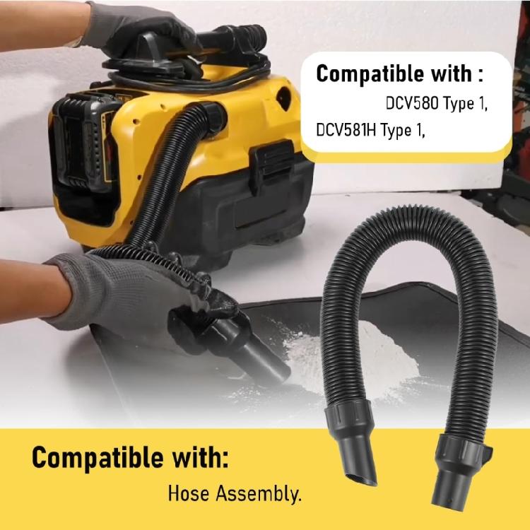 Tubo di ricambio professionale 5140128-68 per aspirapolvere Facile da installare per aspirapolvere Wet Dry DCV580 DCV581H