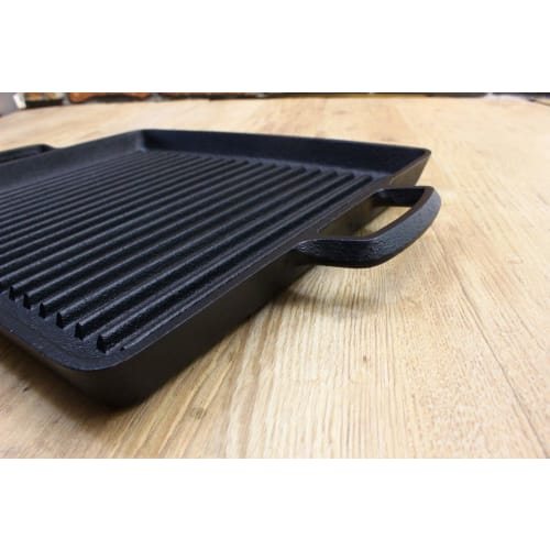 Asahi Square Grill, Wave Pattern, Black, 25cm x 29cm, H-250
