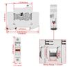 Heschen RT18-32(X) 32A AC690V Single Pole DIN Rail Mount Cylindrical Fuse Holder Base for