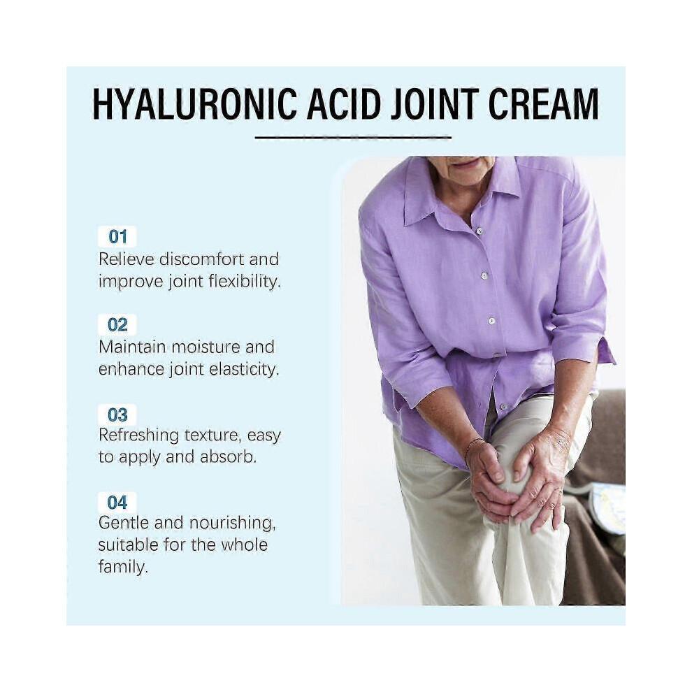2pcs Hyaluronic Acid Joint Massage Cream, Advanced Joint and Bone Care Gel for Back, Neck, Hands, Knees