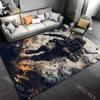 1PC Charging Soldier Battlefield Explosion Fire Smoke Carpet for Living Room Bedroom Sofa Home Decor Rus Non-slip Floor Mat