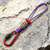 Braided Rope Water Bottle Lanyard Zinc Zinc Alloy Carabiner Hook Essential Key Chain Lanyard  Mountaineering