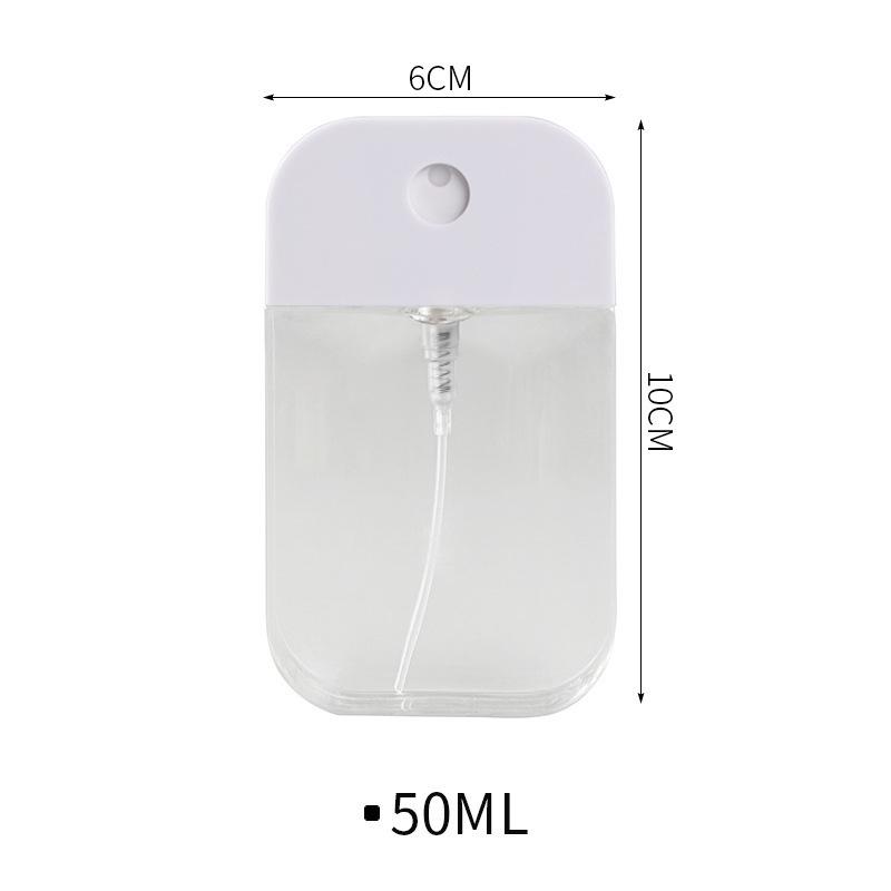 Portable 38ml/45ml Refillable Pocket Spray Bottle for Makeup, Water, or Disinfectants
