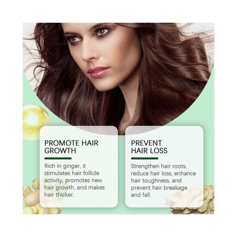 Hoegoa Ginger Hair Care Essential Oil Mild Ingredients Herbal Ginger Nourishing Hair Soft And Beautiful Essential Oil