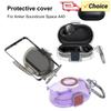 Anti-scratch TPU Case for Anker Soundcore Space A40 Foldable Kickstand Metal Carabiner Drop Resistant Cover