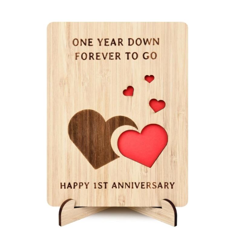 

Memorial Wooden Greeting Card Set For Weddings Birthdays User Friendly Home Or Office Décor Celebration Card