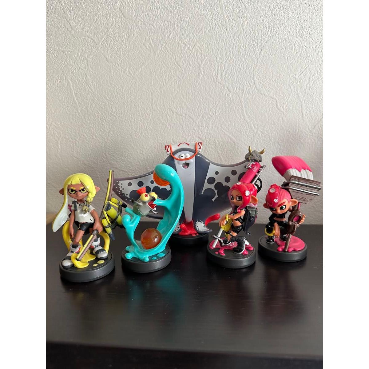 Использованные amiibo Splatoon amiibo Splatoon amiibo Мантару Девочка-осьминог Мальчик-осьминог Инклинг Коджейк