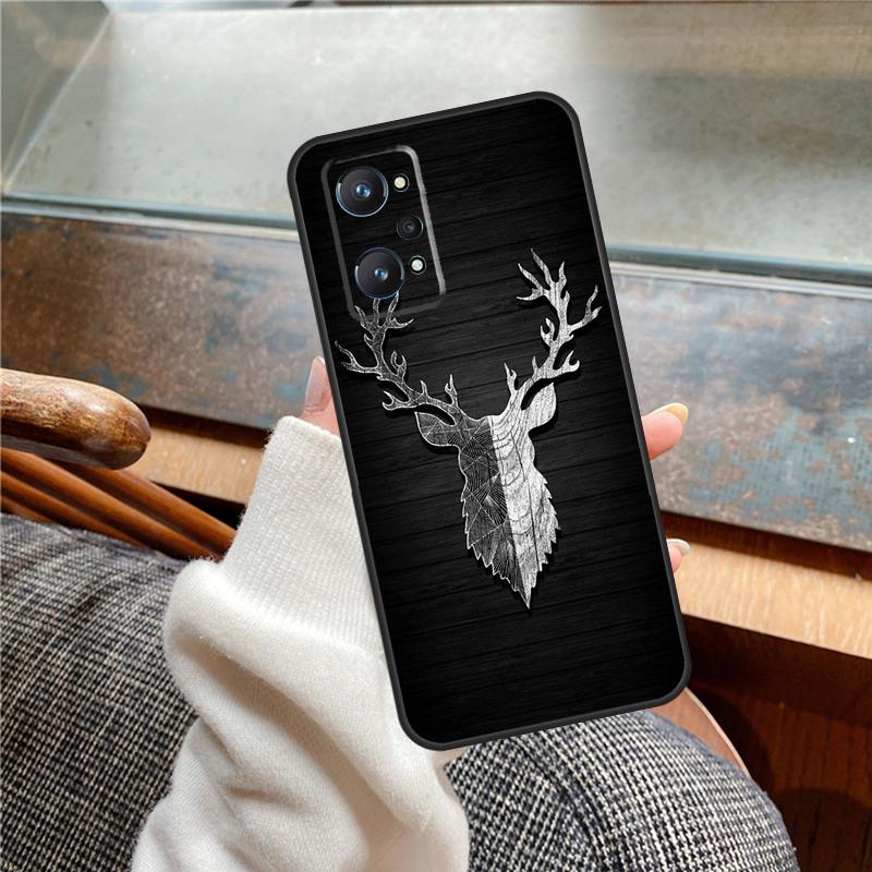 

Deer Case For Realme 11 12 13 14 Pro Plus C53 C55 C51 C25 C63 C61 C65 C67 C71 C75 GT6 GT7 15 Pro Realme 13 Pro Plus