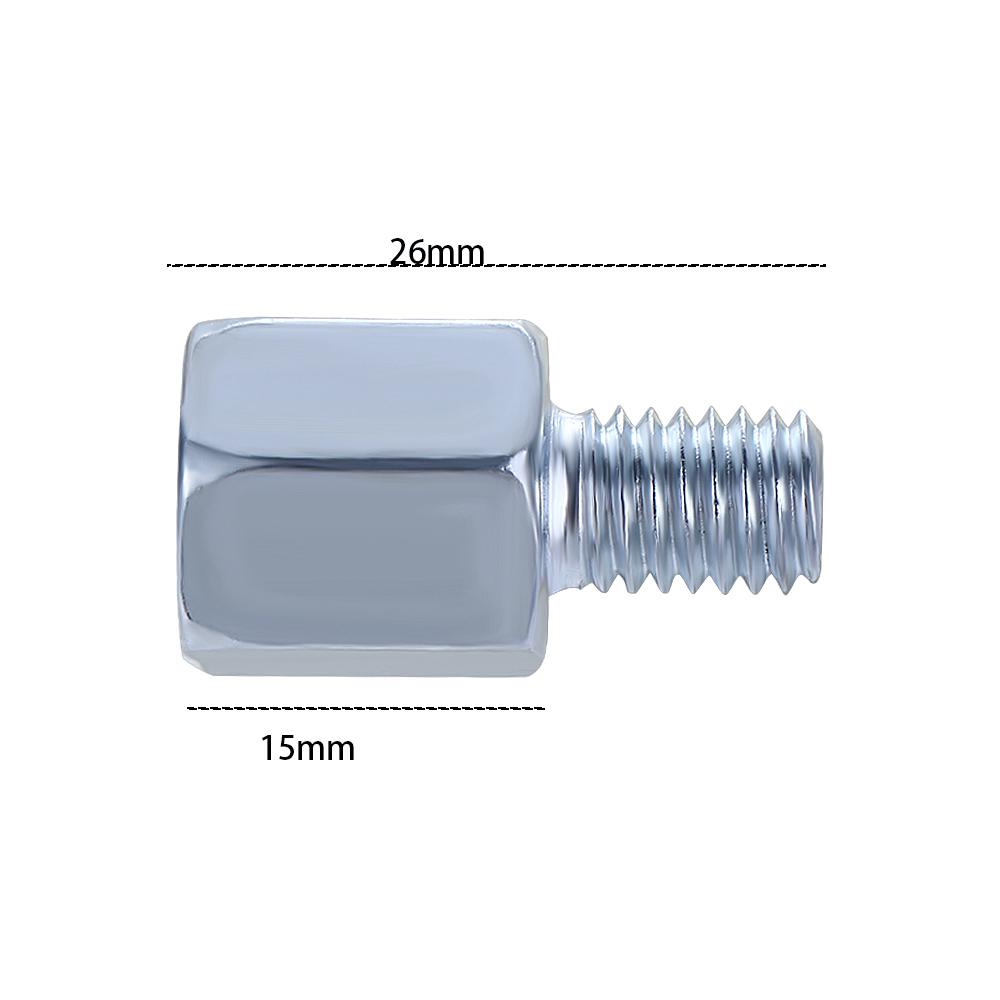 Screw Rearview Mirror Conversion Screw Scooter Motorcycle Thread Reducer Rear Mirror Adapters