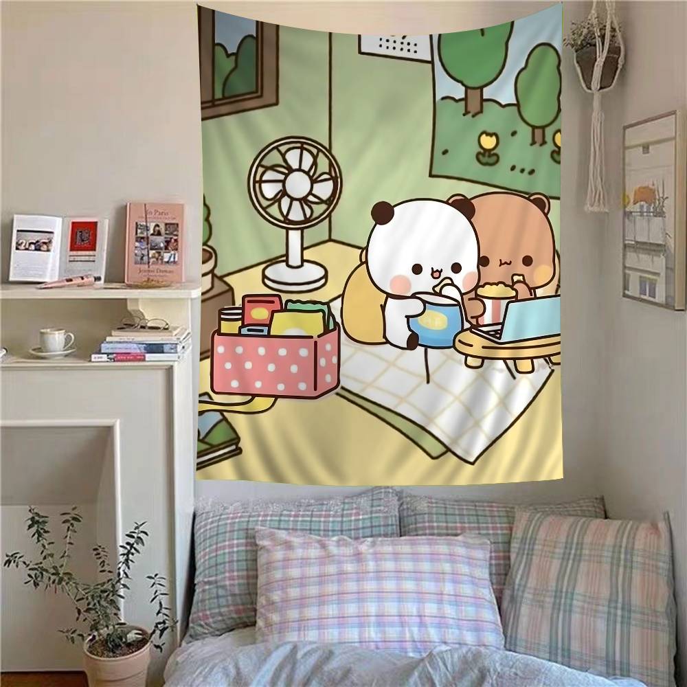 BuBu Und DuDu Anime Wandteppich Für Wohnzimmer Haus Studentenwohnheim Dekor Hausdekor