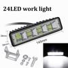 2Pcs 6'' 200W Led Work Light Flood Beam Bar Light Bar Offroad Lights Driving Fog Lights Lamps Drl Lights For Car Suv Truck Offroad
