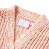 Cardigan enfant - vidaXL - Modèle 116 - Col V - Manches longues - Rose mélangé