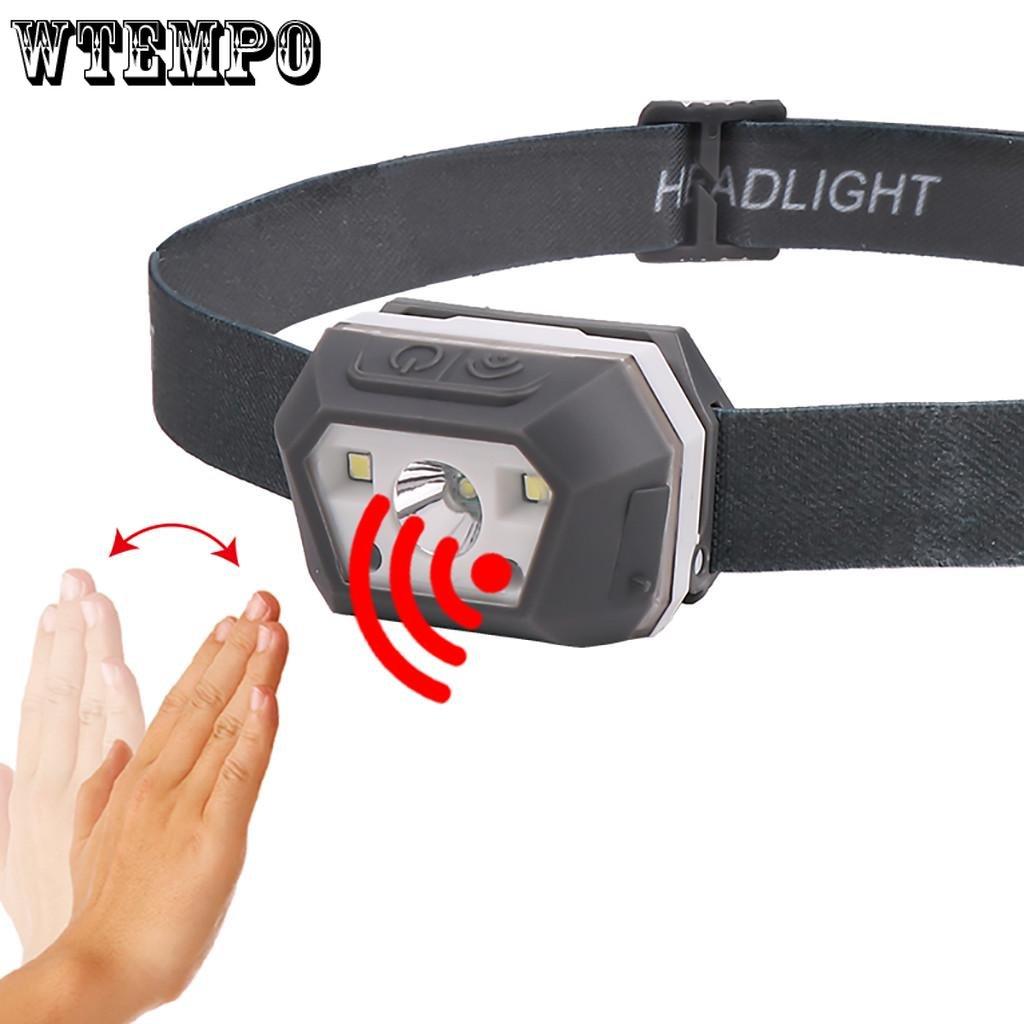 Charging Sensing Night Running Warning Light High Power Lamp for Fishing and Camping Emergency Headlights for Mountain Climbing and Exploration