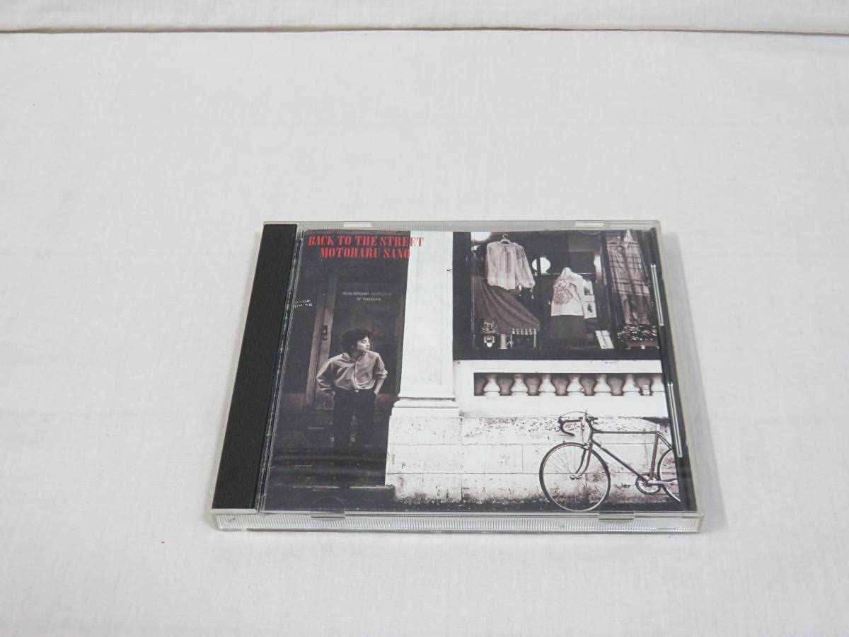 

CD MOTOHARU SANO - BACK TO THE STREET 358H13 Japan Japanese Pop/Rock Used