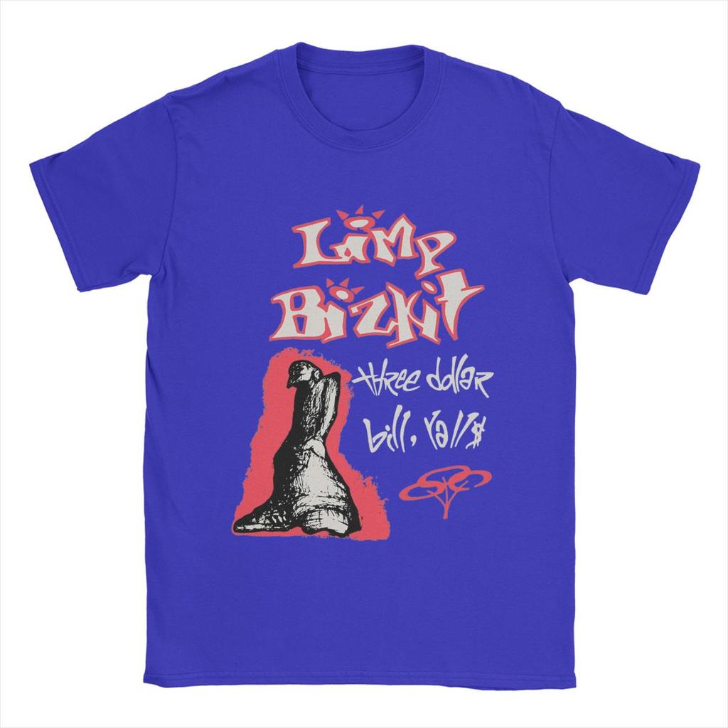 Vintage 1997 Limp Bizkit T-Shirt für Herren 100% Baumwolle Kreative T-Shirts Rundhals T-Shirt Kurzarm Tops Geschenkidee