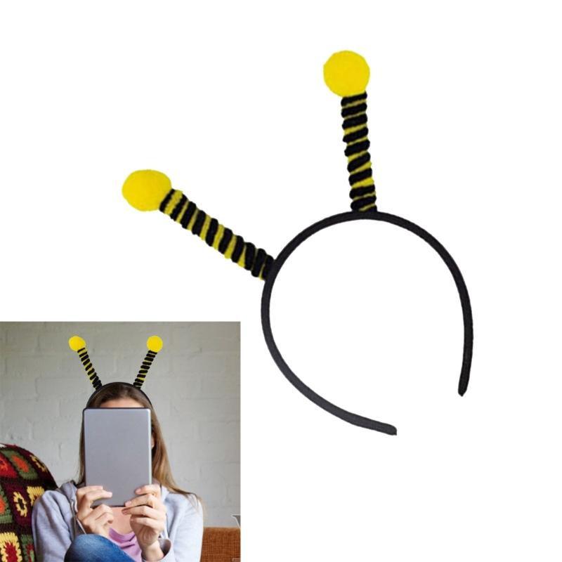 4Pcs Bees Fancy Dress up Kits for Women and Kid Birthday Halloween Cosplay Party