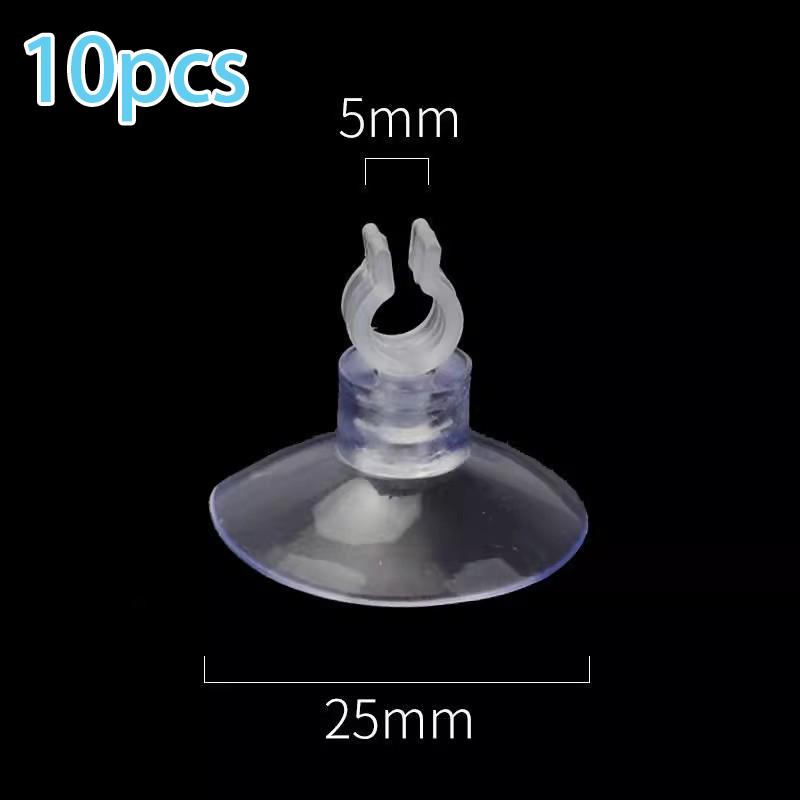 

10 шт. Присоски для аквариума, присоски для фиксации шланга кислородного насоса аквариума, клипсы для фиксации воздушной трубки, присоски для обогревателя, термометра