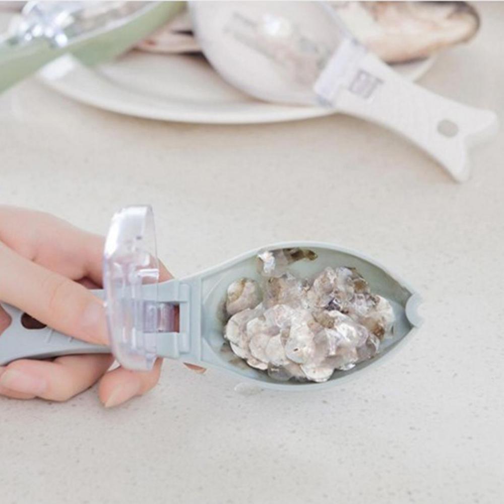 1 szt. Narzędzia kuchenne Plastikowa szczotka do rybich łusek Narzędzia rybne Szybkie czyszczenie pędzlem ze skóry ryb