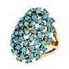 Luksus Oval Farverig Rhinestone Indlagt Dame Fingerring Fest Smykker Gave