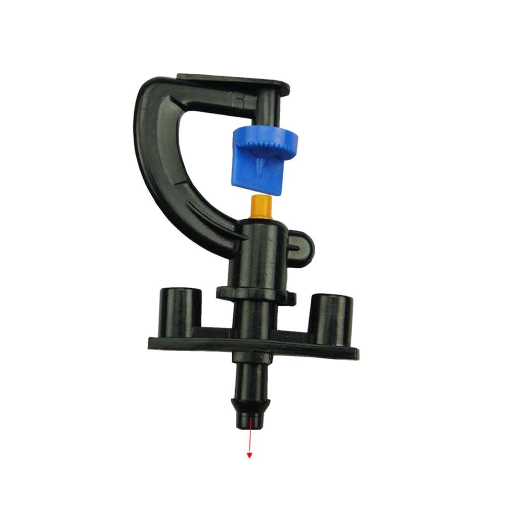 

20 шт. Микроразбрызгиватель G-типа, рефракционная насадка, вращающаяся, подвесная, для полива сада No Stand-180 ° Refraction