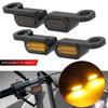 Motorcycle Mini LED Turn Signal Amber Light 12V E Mark For Harley Softail Touring Road King FLTRX FLHT FLHX 14-23 Softail 16-17