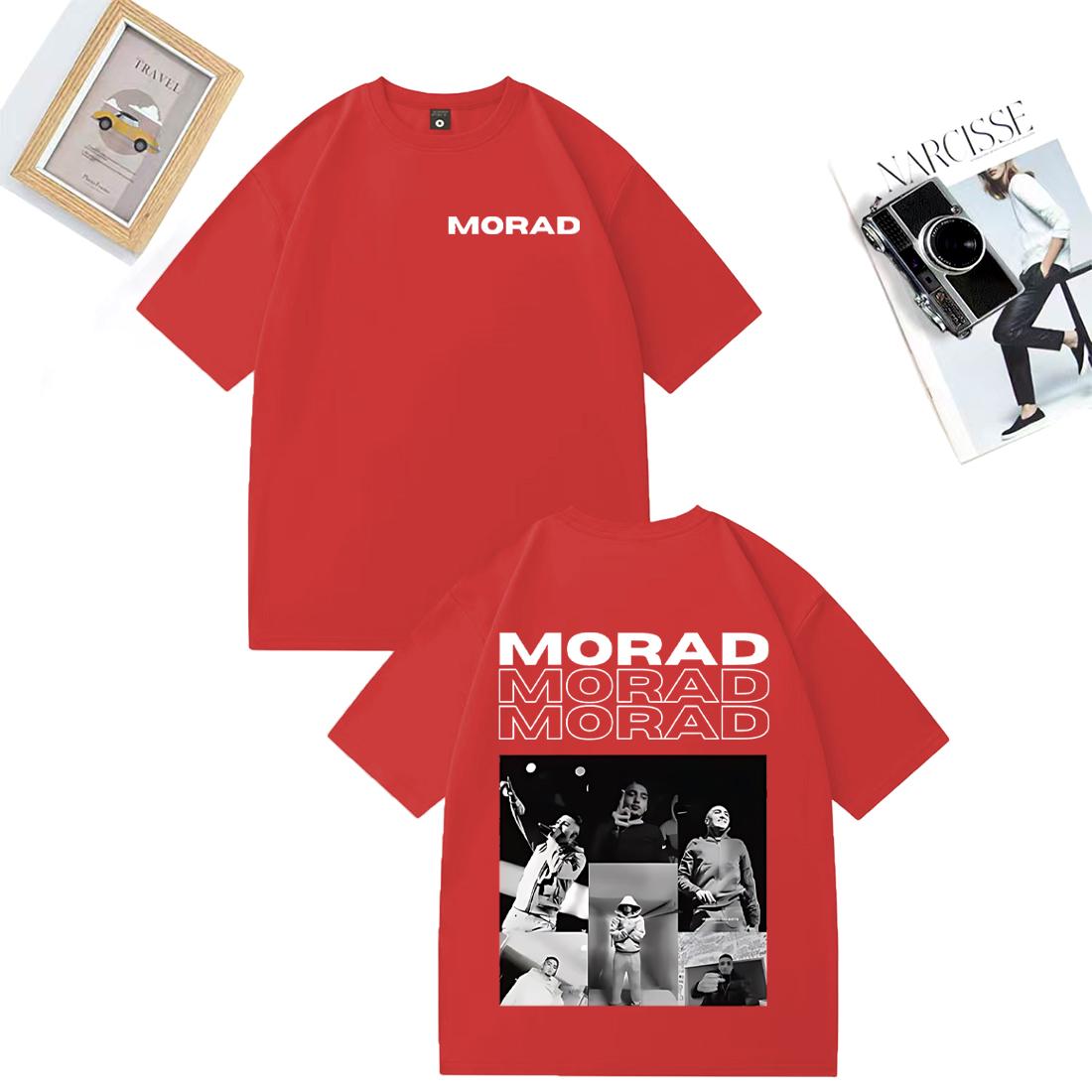 

Rapper Morad MDLR Album Merch Fashion T Shirt Unisex WOMEN Clothing Casual Cotton Tshirt Hip Hop Short Sleeve Tshirts Streetwear S