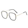 0 -0.5 -1.0 To -6.0 Metal Polygon Student Nearsighted Glasses Unisex Vintage Black Gold Frame Short-sight Prescription Eyewear