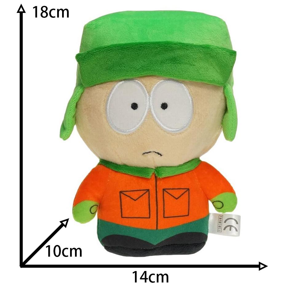 2025 Anime Cartoon South Park Character Cartman Stan Butters Plush Doll Boy Kid Stuffed Toy For Children Christmas Gifts pillow
