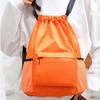 Large Capacity Gym Drawstring Bag Quick Drying Drawstring School Bag Oxford Cloth Backpack  Men
