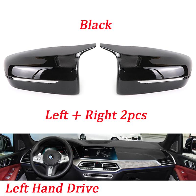 Carbon Fiber Exterior Side Rearview Mirror Cover Trim For BMW 3 4 5 7 8-Series G20 G21 G28 G11 G12 G14 G15 G16 G30 G31 G38 G22