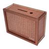 5000 Euro Savings Challenge Box Retro Wooden Cash Saver Piggy Bank for All Ages Home Decor