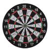 18in Doublefaced Flocking Dart Board Set Students Match Target Metal Pins Accessory