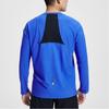 SAUCONY Solid Color Running Stretch Sweat-Wicking Crew Neck Pullover Knit Long Sleeve T-Shirt Men Tops Bright-Blue SC2230118A-BL02