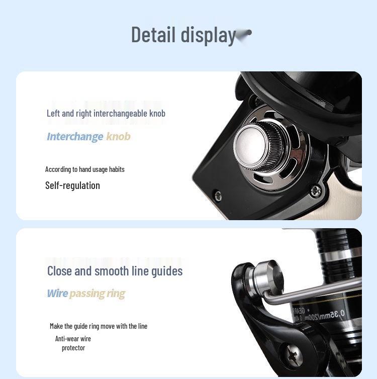 All-Metal Saltwater Fishing Reel - 20-Bearing, Stainless Steel, Long Cast Spinning Reel for Sea Fishing