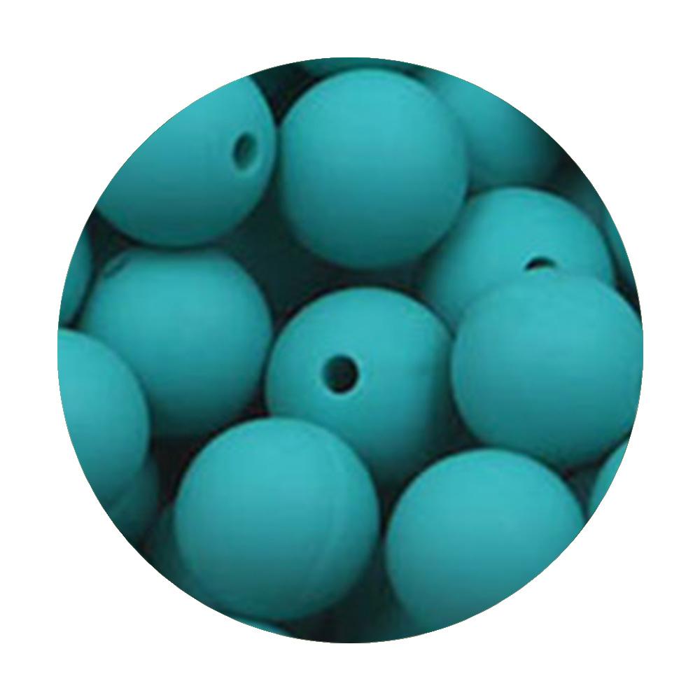 50Pcs/lot 9/12/15mm Loose Beads Silicone Round Beads Pearl Beads Food Grade For Jewelry Making DIY Handmade Accessories