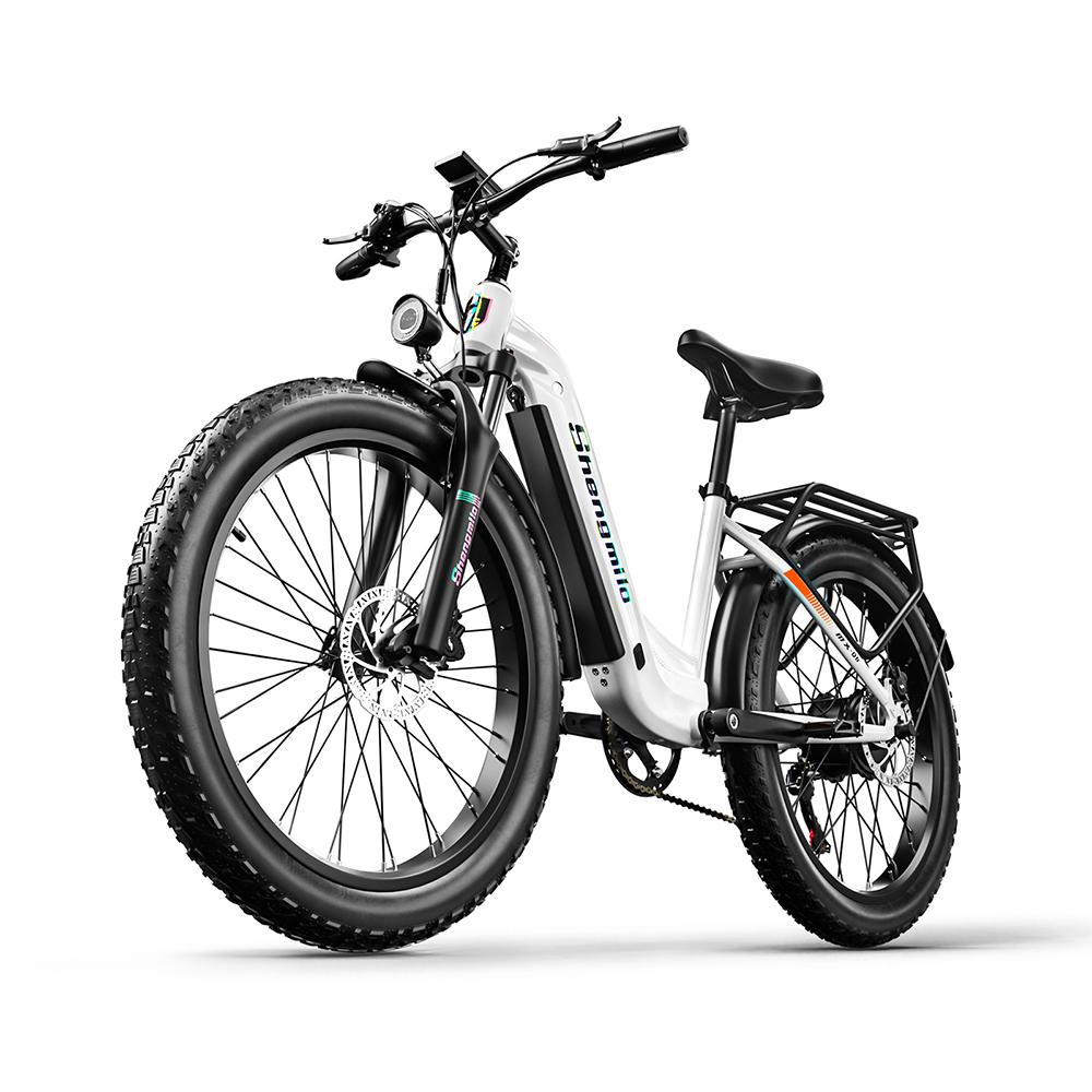 Shengmilo Vélo Électrique de Ville MX06 Avec Siège Remorquable Pour Unisexe Moteur 500W Batterie 48V17.5AH Pneus Tout-Terrain 26 Pouces VTT Électrique