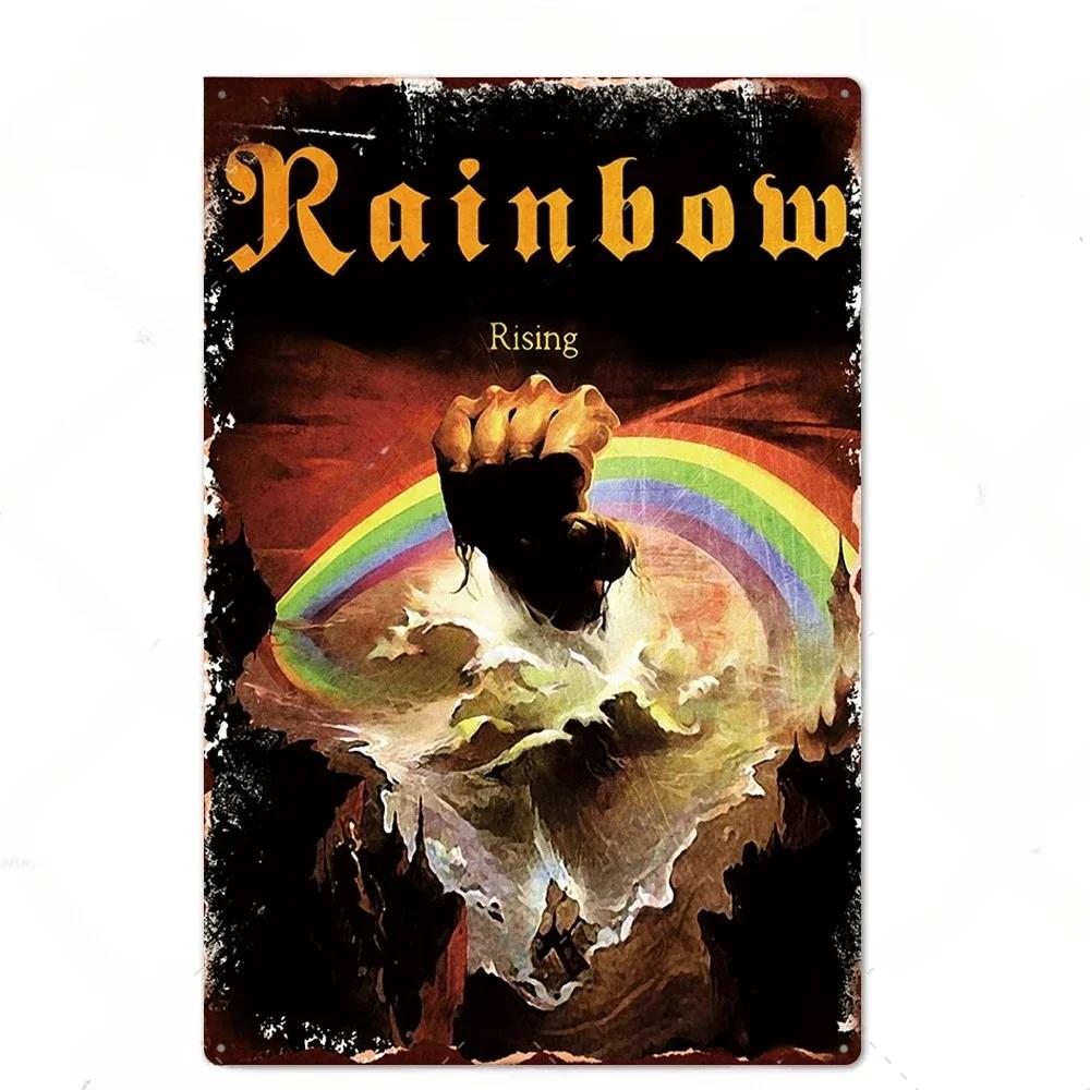 Rock Band Posters Decor Metal Signs Vintage Metal Tin Sign Plaque Metal Wall Plate Bar Club