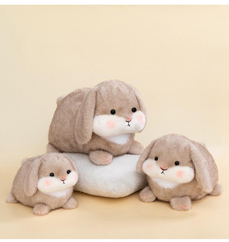 Adorable Long-Eared Dundun Rabbit Plush Toy - Chubby, Healing Doll for Kids