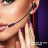 Gaming Headset With Pluggable Microphone 3.5mm Portable Stereo In-ear Earphone Compatible For Iphone