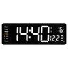 16" Nordic LED Digital Wall Clock with Large Screen Display, Model 6626 - Simple Living Room Décor.