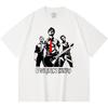 230 g/m² 100% Baumwolle Heavy Metal T-Shirt Rockband Beliebte Musik Druck Unisex Schweres Baumwoll-T-Shirt