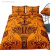 Juegos de Cama con Estampado Africano Juegos de Cama Juego de Funda Nórdica Fundas de Almohada Decoración Bohemia de Lujo Textil Estilo Bohemio SIN Sábana Bajera