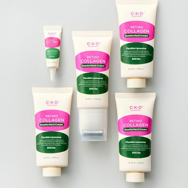 

[CKD] Chong Kun Dang Health Retino Collagen Низкомолекулярный 300 Набор для планирования крема от морщин на шее Гуаша