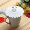 1PCS Lace Silicone Diamond Cup Lid Dustproof Leakproof Reusable Silicone Diamond  Seal Cover Thermal Insulation Cup Cover