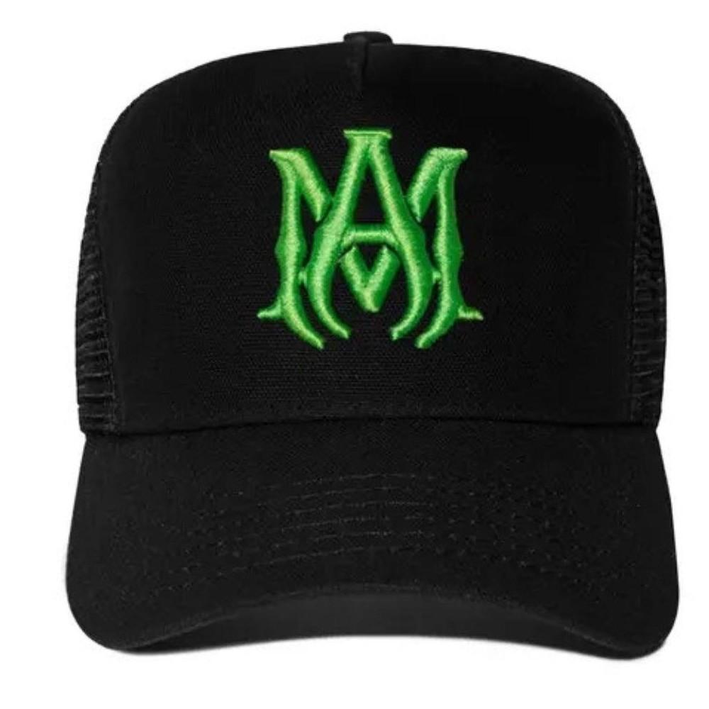 Amiri Unisex Adult Embroidered Logo Trucker Cap