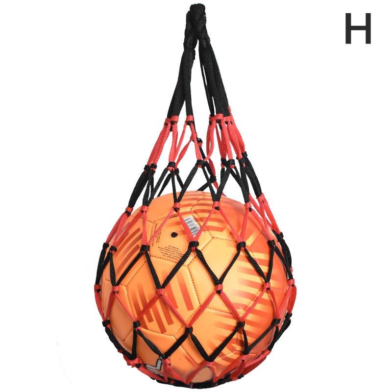 Football Net Bag Nylon Bold Storage Bag Single Ball Carry Portable Equipment