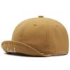 Grote Up-Turn Peak Hiphop Snapback Pet Voor Man Vrouw Grote Maat Klap Omhoog Zachte Top 6Cm Korte Rand Honkbalpet 55-60Cm 60-65Cm