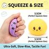 Cute 5.5cm Mini Steamed Bun Dumpling Squishy Surprise Toy Trendy Mochi Fidget Sensory Collectible Desk Toys Kids Birthday Gift