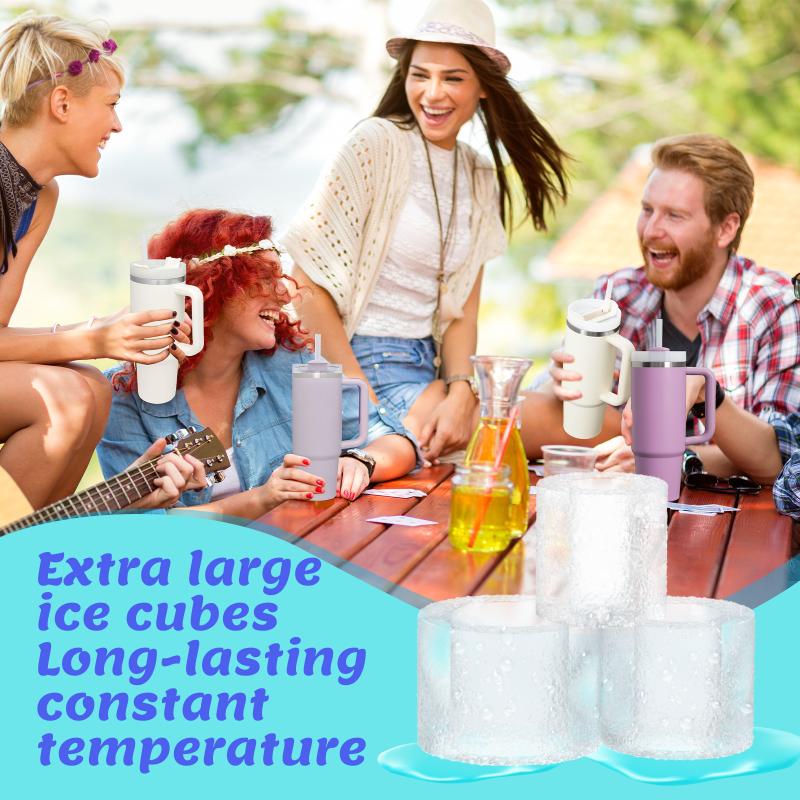 Silicone Ice Block Mold Is Not Sticky Summer Ice Block Mold Easy To Mold Ice Block Making Hollow Cylindrical Ice Block Tools
